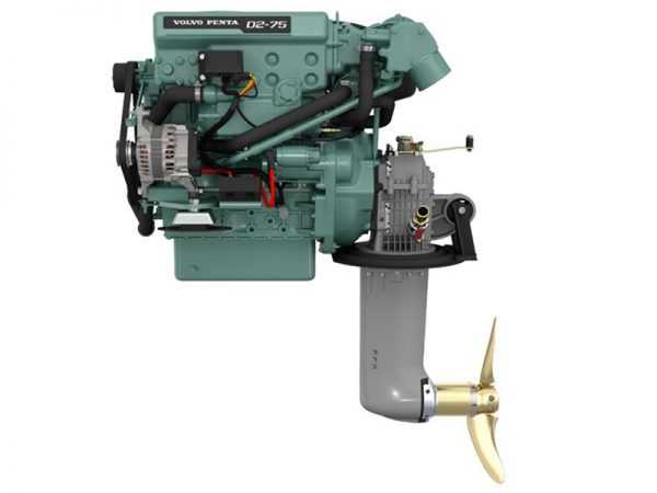 ENGINE VOLVO PENTA D2-75 + SAIL DRIVE (150S)