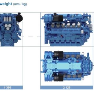 Baudouin - NEW Baudouin 12M26.3 1200hp - 1650hp Heavy Duty Marine Diesel Engine Package