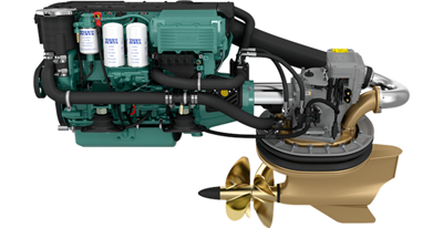 Volvo Penta IPS350 with Twin D4 engines 350hp Volvo Penta IPS350 with Twin D4 engines 350hp