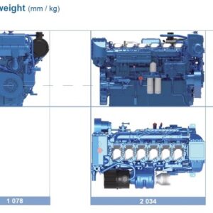 Baudouin - NEW Baudouin 6M26.3 600hp - 815hp Heavy Duty Marine Diesel Engine Package