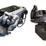 NEW FNM 42HPEP-350 350hp Marine Diesel Engine & Sterndrive Package