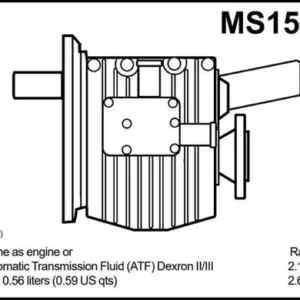 NEW Volvo Penta MS15L 2.14 Marine Gearbox