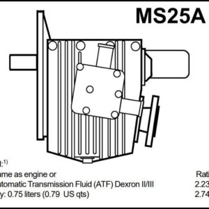 NEW Volvo Penta MS25A 2.23 Marine Gearbox