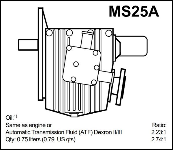 NEW Volvo Penta MS25A 2.23 Marine Gearbox