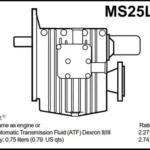NEW Volvo Penta MS25L 2.27 Marine Gearbox