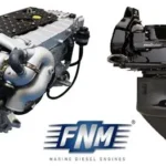 FNM - NEW FNM 42HPEP-150 150hp Marine Diesel Engine & Mercruiser Bravo 2 Sterndrive Package