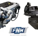 FNM - NEW FNM 42HPEP-330 330hp Marine Diesel Engine & Mercruiser Bravo 3 Sterndrive Package
