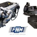 FNM - NEW FNM 42HPEP-300 300hp Marine Diesel Engine & Mercruiser Bravo 3 Sterndrive Package