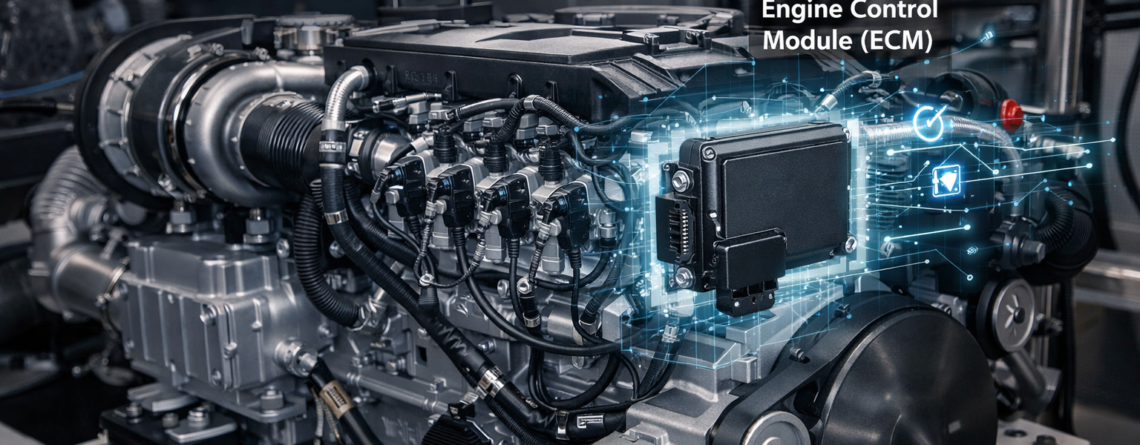 marine inboard diesel engine electronic control system