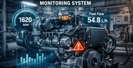 marine diesel engine telematics monitoring system
