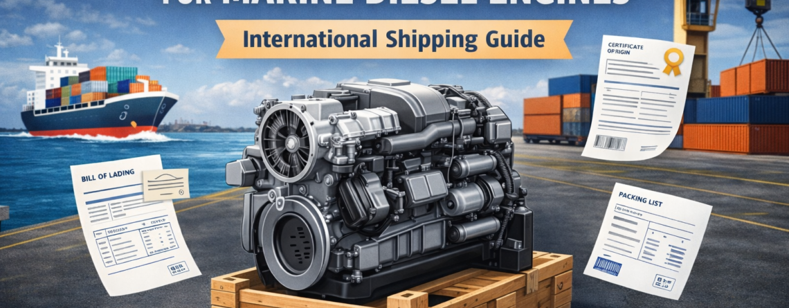export documentation for marine inboard diesel engines