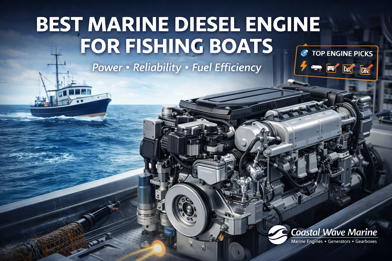 best marine inboard diesel engine for fishing boat