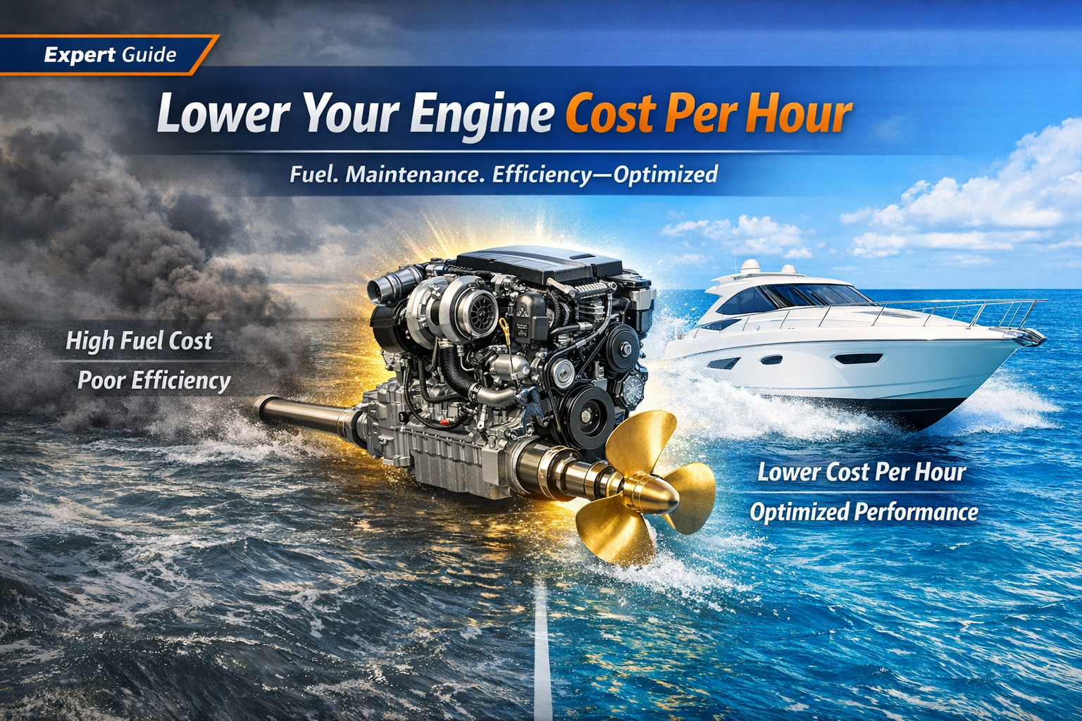 remanufactured marine inboard diesel engine cost per hour