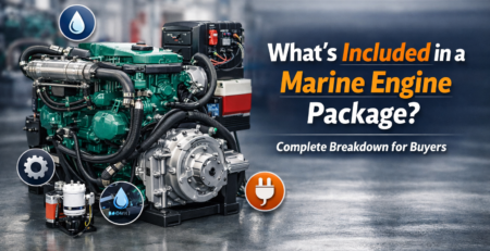 marine inboard diesel engine package includes